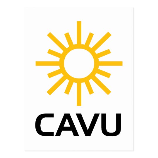 Sunny Aviation Lingo CAVU Postcard