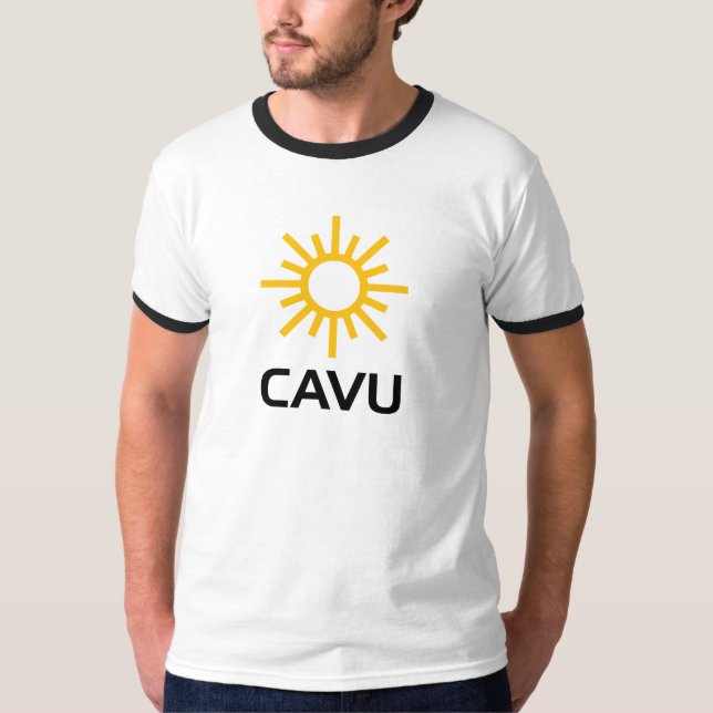 Sunny Aviation Lingo CAVU T-Shirt (Front)