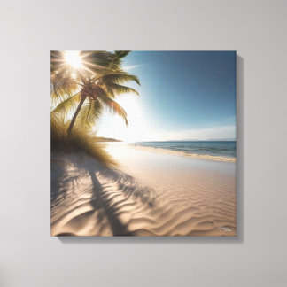 Sunny Beach Canvas Print