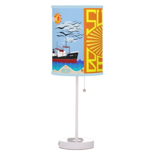 Sunny Beach Decor Table Lamp