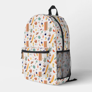 Sunny Beach Fun Pattern Printed Backpack