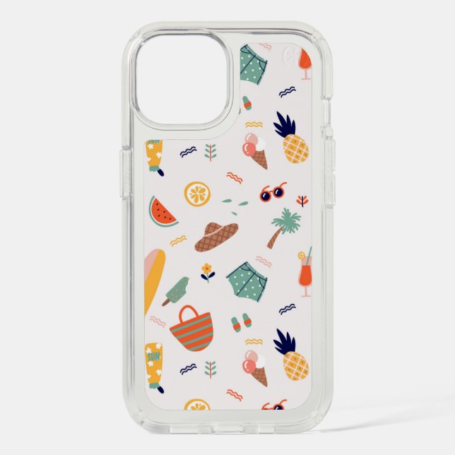 Sunny Beach Fun Pattern Speck iPhone Case (Front)
