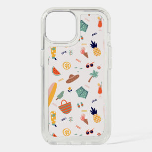 Sunny Beach Fun Pattern iPhone 15 Case