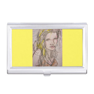 Sunny Beach Girl Business Card Case
