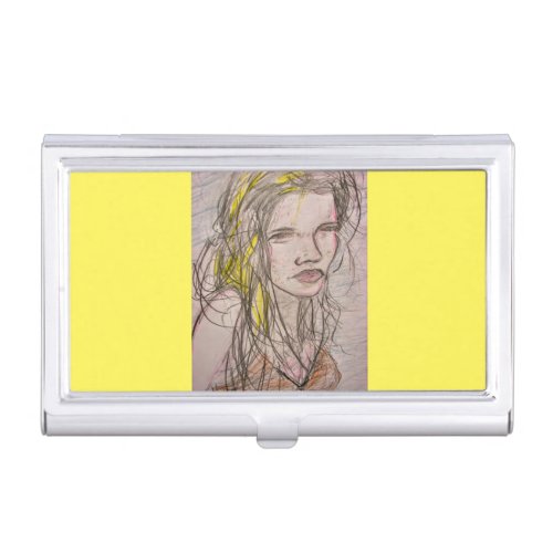 Sunny Beach Girl Business Card Case