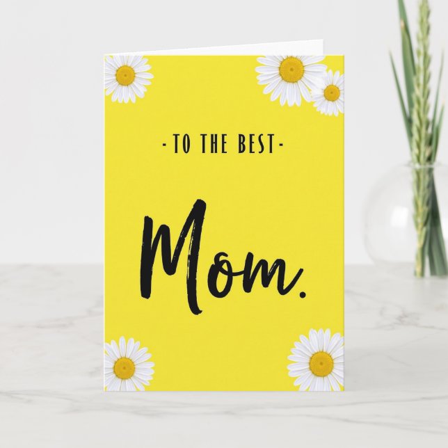 Sunny Best Mom Card (Front)