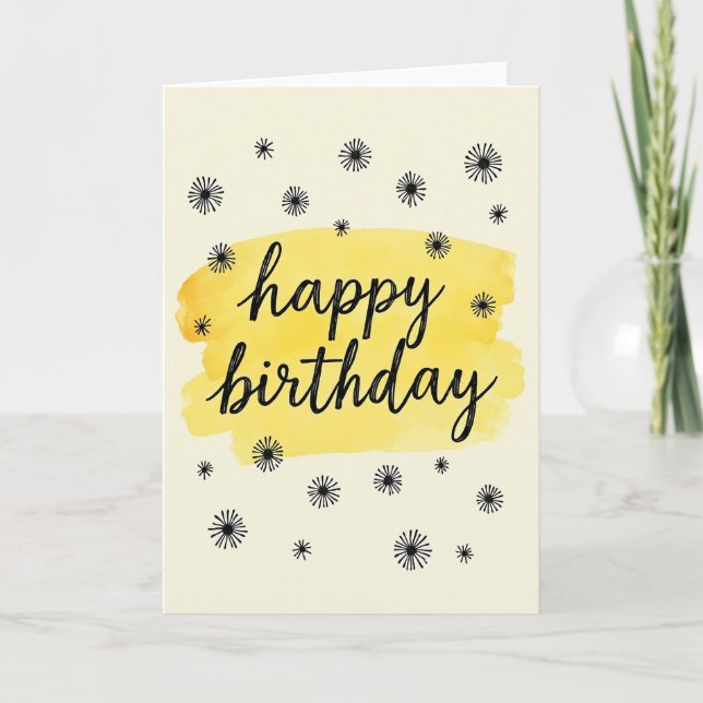 Sunny Birthday Card (Front)