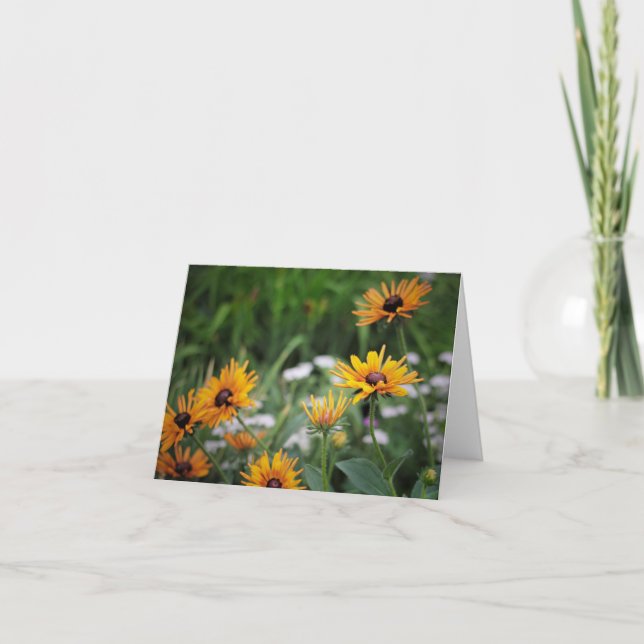 Sunny Black-Eyed Susans Note Card (Front)