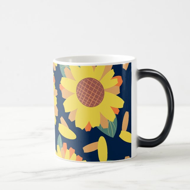 Sunny Bloom Doodles Color Morph Mug (Right)