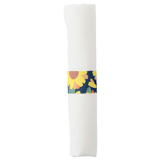 Sunny Bloom Doodles Napkin Bands