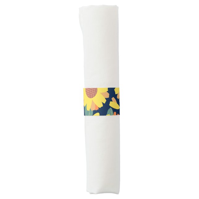 Sunny Bloom Doodles Napkin Bands (Front)