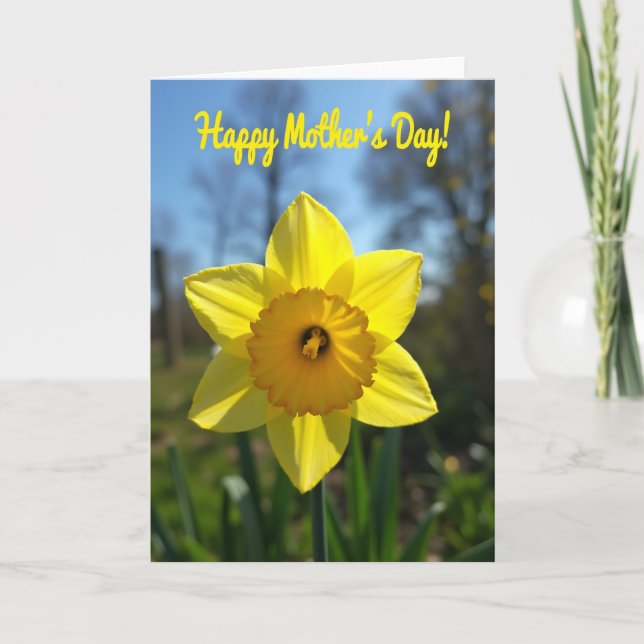 Sunny Bloom Mothers Day Card (Front)