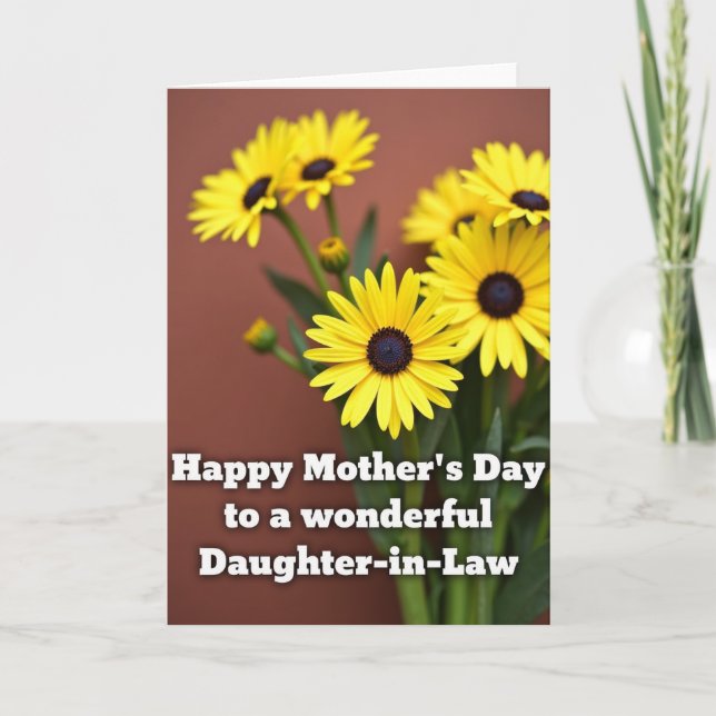 Sunny Blossoms Mothers Day Card (Front)