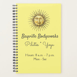 Sunny Bodyworks Customizable Appointment Book Planner