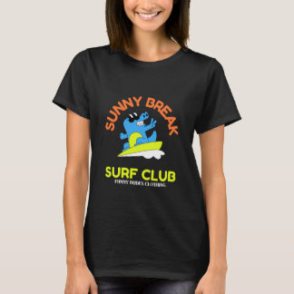 Sunny Break Surf Club T-Shirt – Cool Cartoon Croco