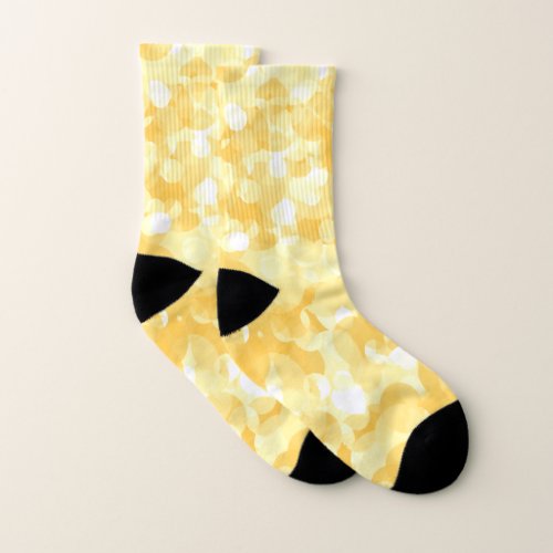 Sunny Bright Shades of Yellow Socks