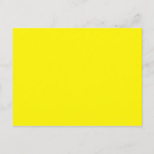 Sunny Bright Yellow Postcard
