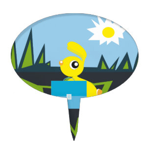 Sunny Bunny Cake Topper