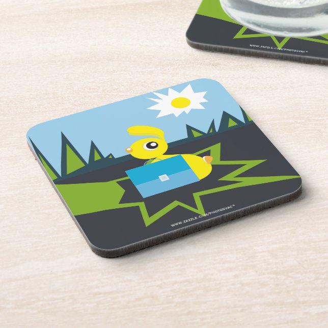 Sunny Bunny Drink Coaster (Left Side)