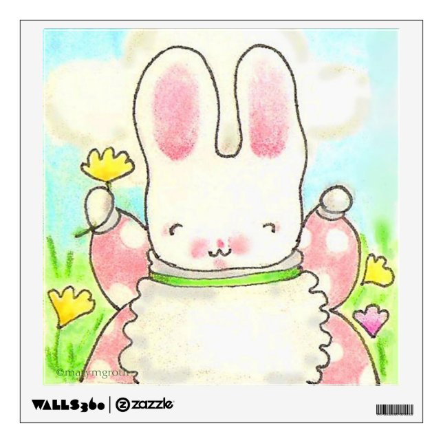 Sunny Bunny Wall Decal (Front)