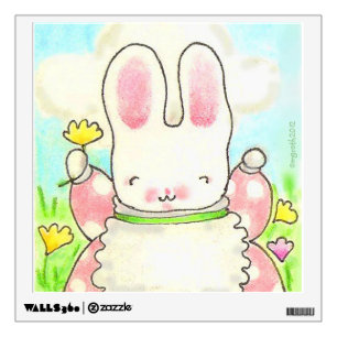Sunny bunny wall decal