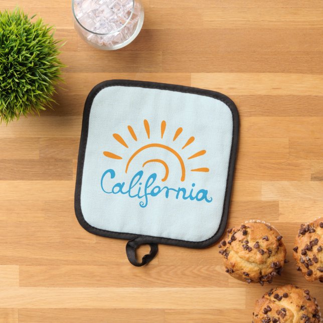 Sunny California Logo Pot Holder (Top Down)