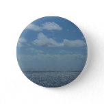 Sunny Caribbean Sea Blue Ocean Button