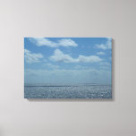 Sunny Caribbean Sea Blue Ocean Canvas Print