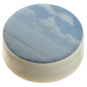 Sunny Caribbean Sea Blue Ocean Chocolate Covered Oreo (Angled)