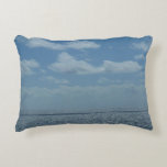 Sunny Caribbean Sea Blue Ocean Decorative Pillow