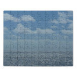Sunny Caribbean Sea Blue Ocean Jigsaw Puzzle