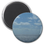 Sunny Caribbean Sea Blue Ocean Magnet
