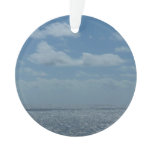 Sunny Caribbean Sea Blue Ocean Ornament