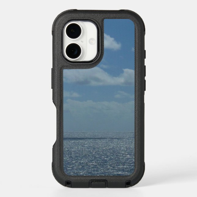 Sunny Caribbean Sea Blue Ocean Otterbox iPhone Case (Back)
