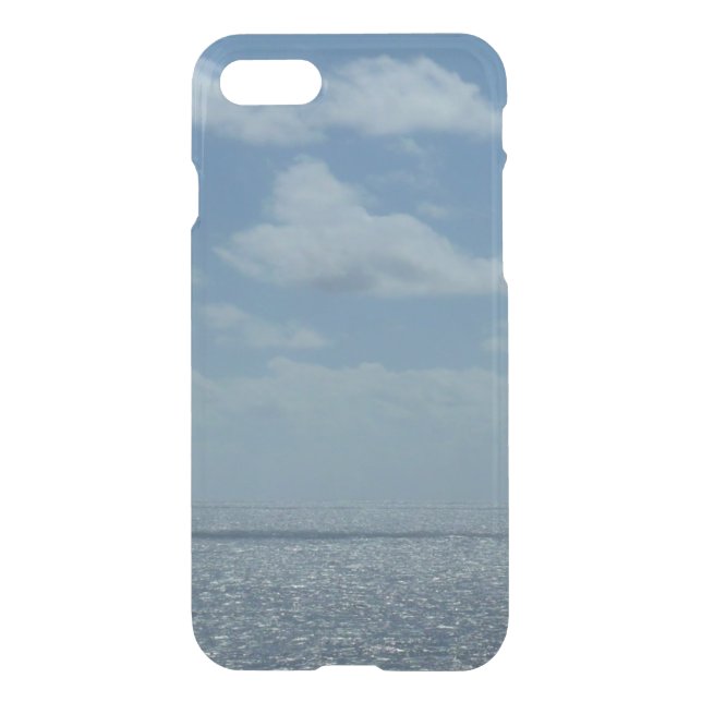 Sunny Caribbean Sea Blue Ocean Uncommon iPhone Case (Back)