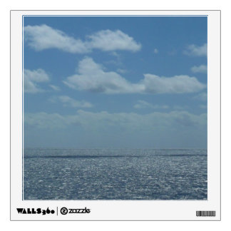 Sunny Caribbean Sea Blue Ocean Wall Sticker