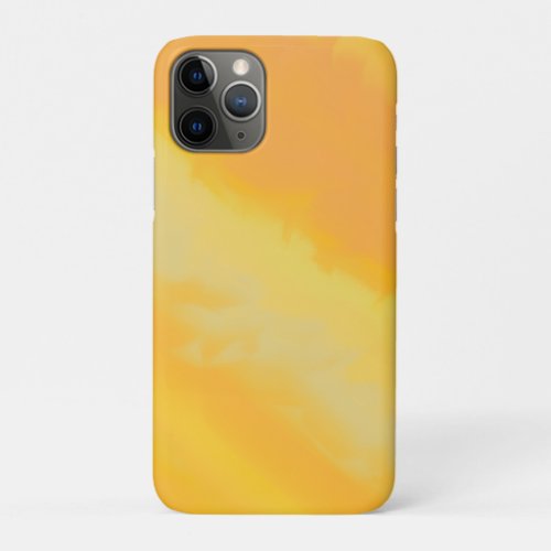 Sunny Citrus Gold Watercolor  iPhone 11 Pro Case