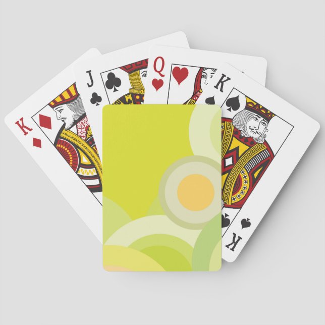 Sunny colors poker cards (Back)