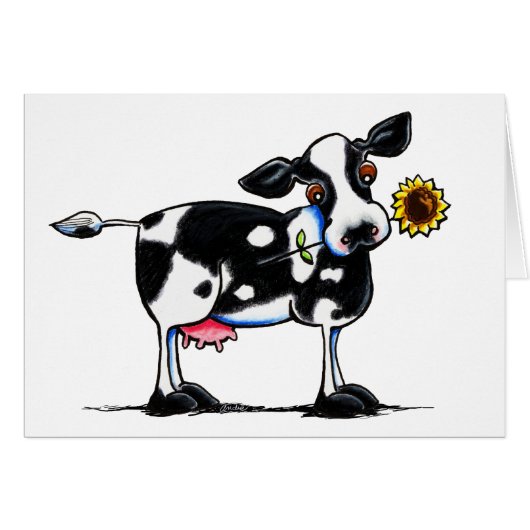 Sunny Cow Personalized Cards (Front Horizontal)