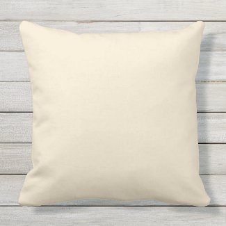 Sunny Cream Color Matched Outdoor Pillow