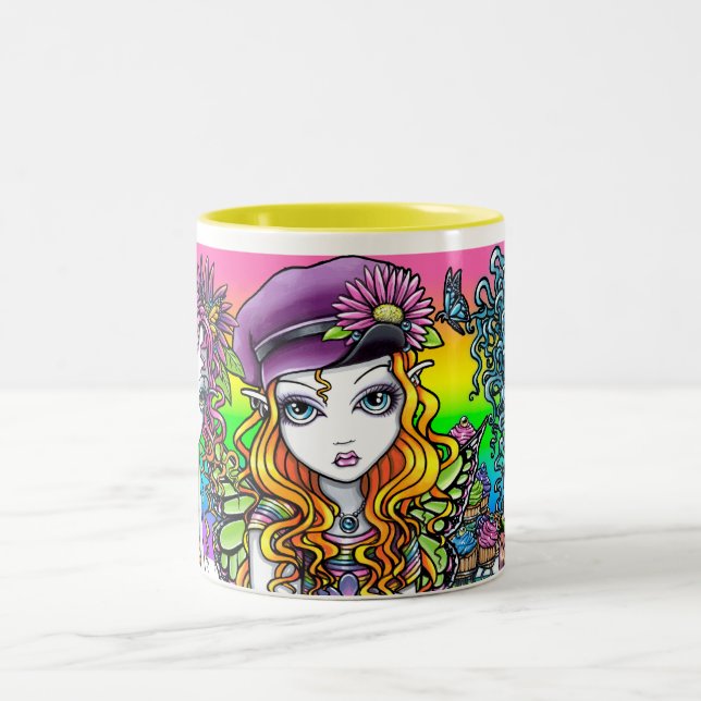 Sunny Crystal & Buttercup Rainbow Fairies Mug (Center)