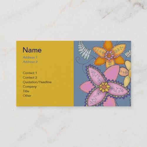 Sunny Daffodil Business Cards