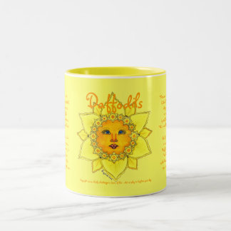 Sunny Daffodil -Two Tone Mug (yellow) #3