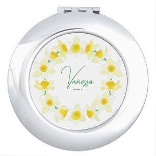 Sunny Daffodils. Compact Mirror