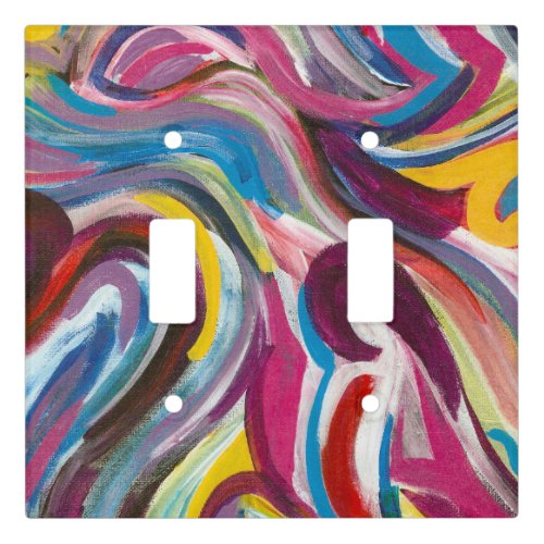 Sunny Day_Abstract Art Light Switch Cover