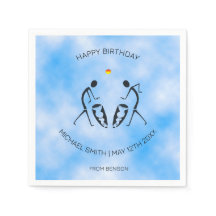 Sunny Day Celebration Silhouette Dancers Birthday
