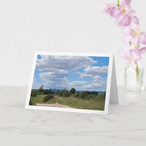 Sunny Day Country Landscape Card