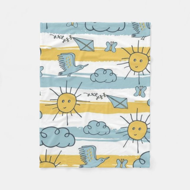 Sunny Day Fleece Blanket (Front)
