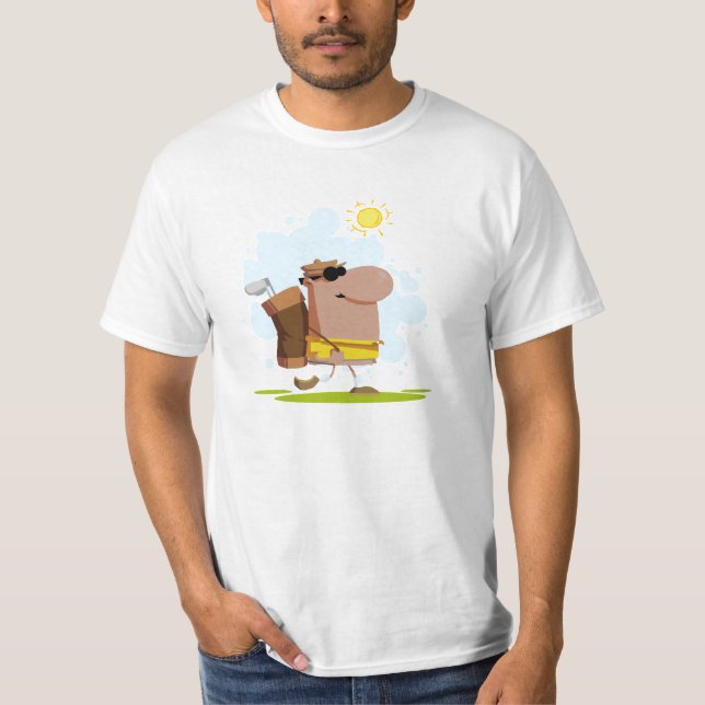 Sunny Day Golf - African American T-Shirt (Front)