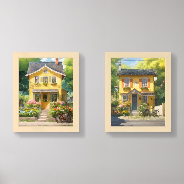 Sunny Day Idyll Wall Art Sets (Front)
